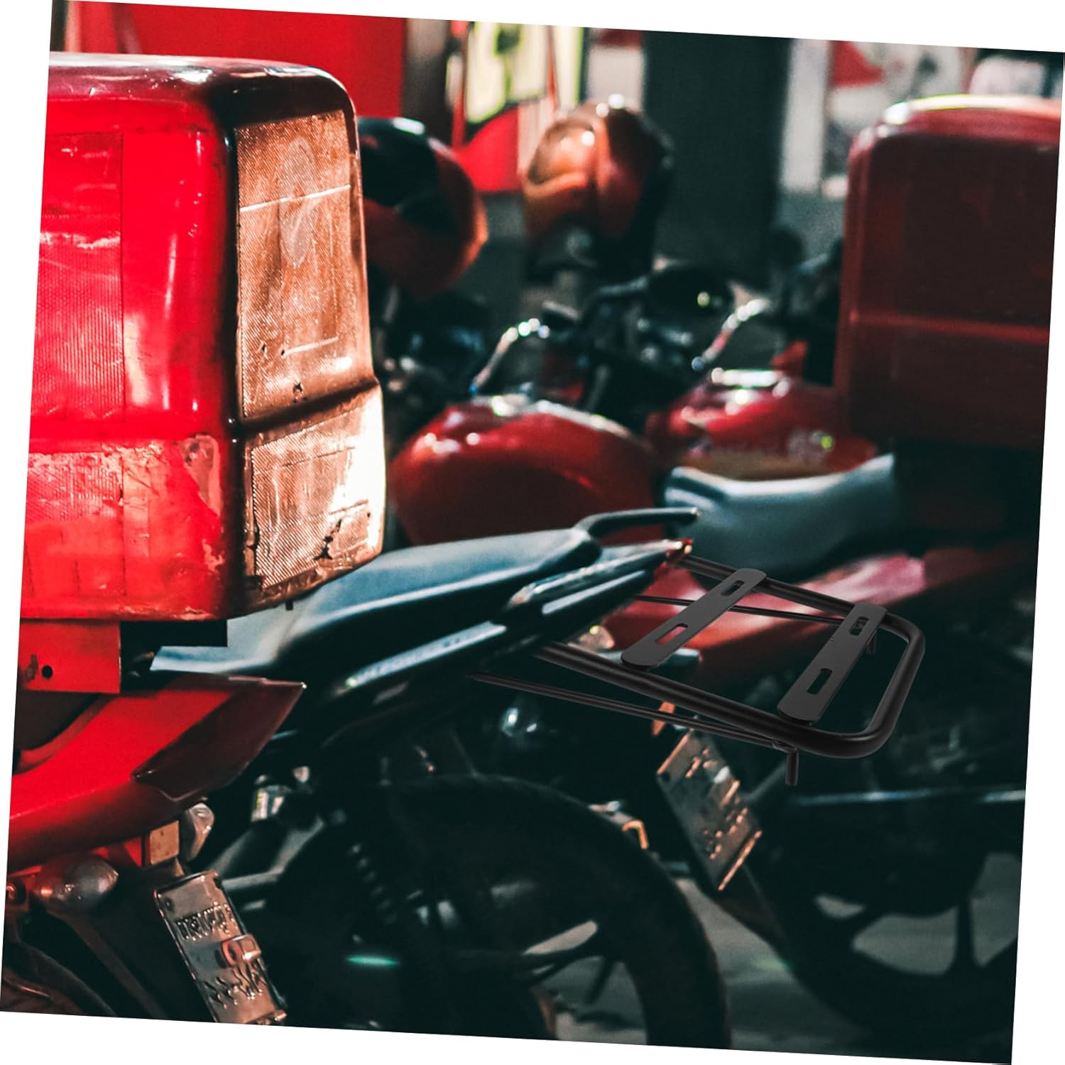 BESPORTBLE Motorbike Tail Holder Aluminum Alloy Electric Car Trunk Bracket Luggage Rack image number 2