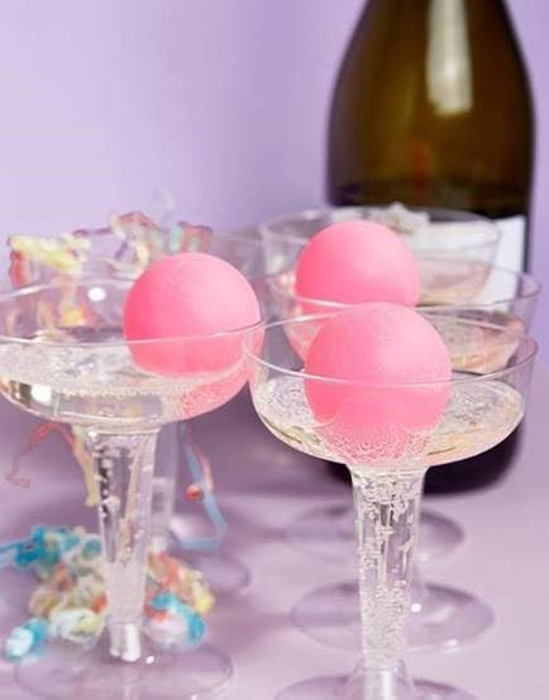 Talking Tables Prosecco Adult Drinking Includes Glasses & Ping Pong Balls | Games for Bachelorette Party, Girls Night, Birthday, Bridal Shower, NYE, Cham, 12 Glasses, Pink (Prose-Pong) image number 1