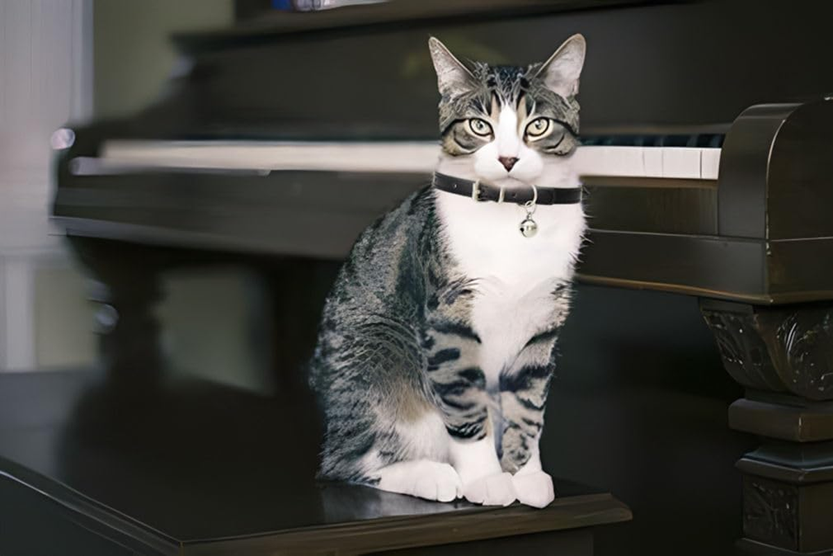 Pink XXS Cat Collar with Bell, Soft Pu Leather Puppy Collars Adjustable Buckle for XS Extra Small Medium Tiny Female Girl Pets Dogs Kitten Teacup Yorkie Xx-Small - Pink image number 6