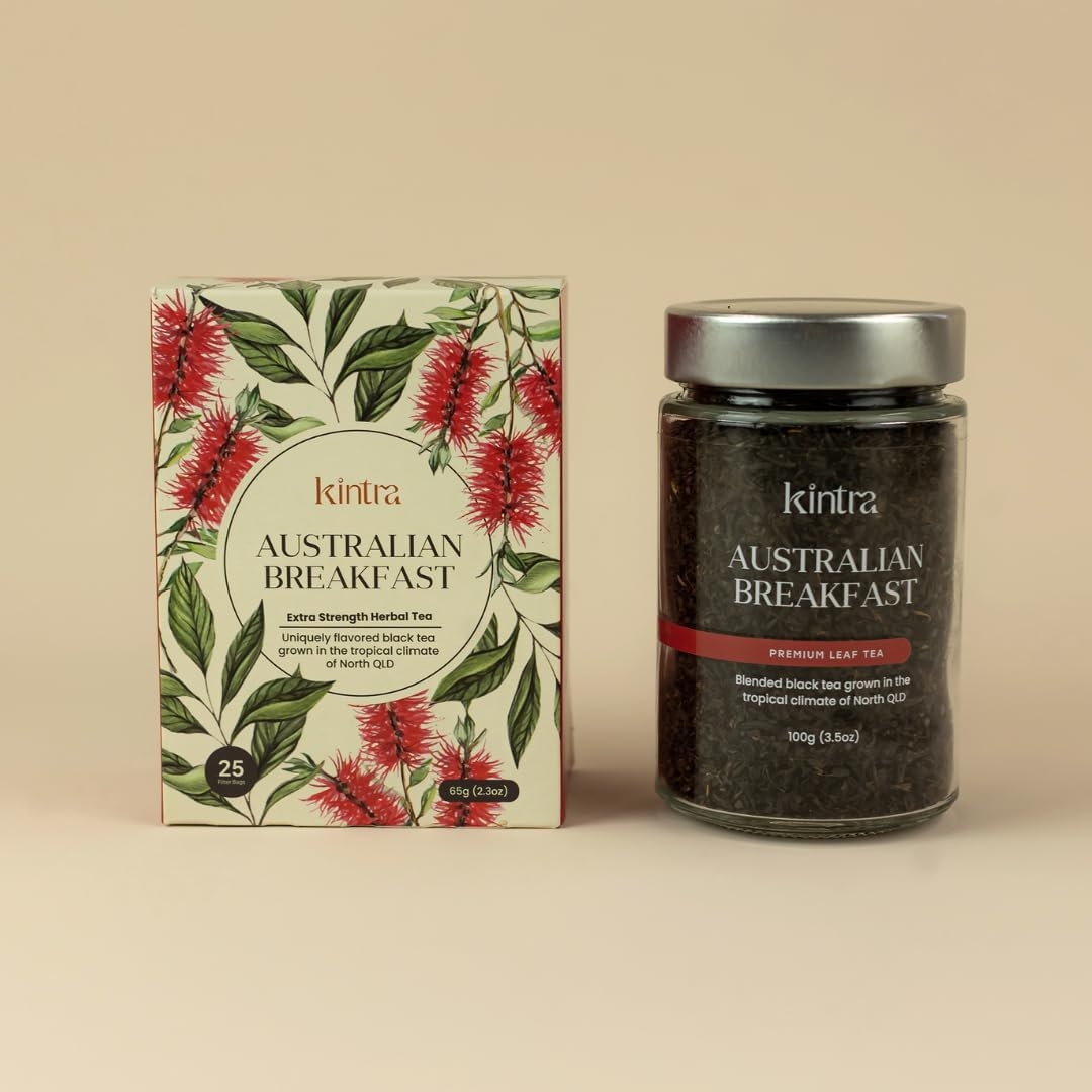 Kintra Foods Loose Leaf English Breakfast Herbal Tea 100 G image number 2