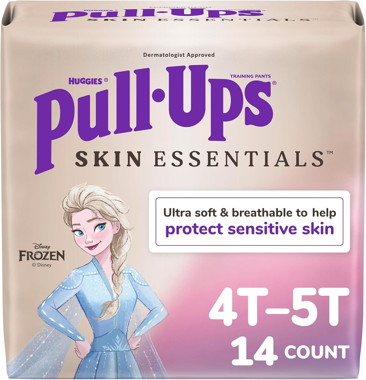 Pull-Ups Girls' Skin Essentials Potty Training Pants, Training Underwear, 4T-5T (38-50 Lbs), 14 Ct image number 4