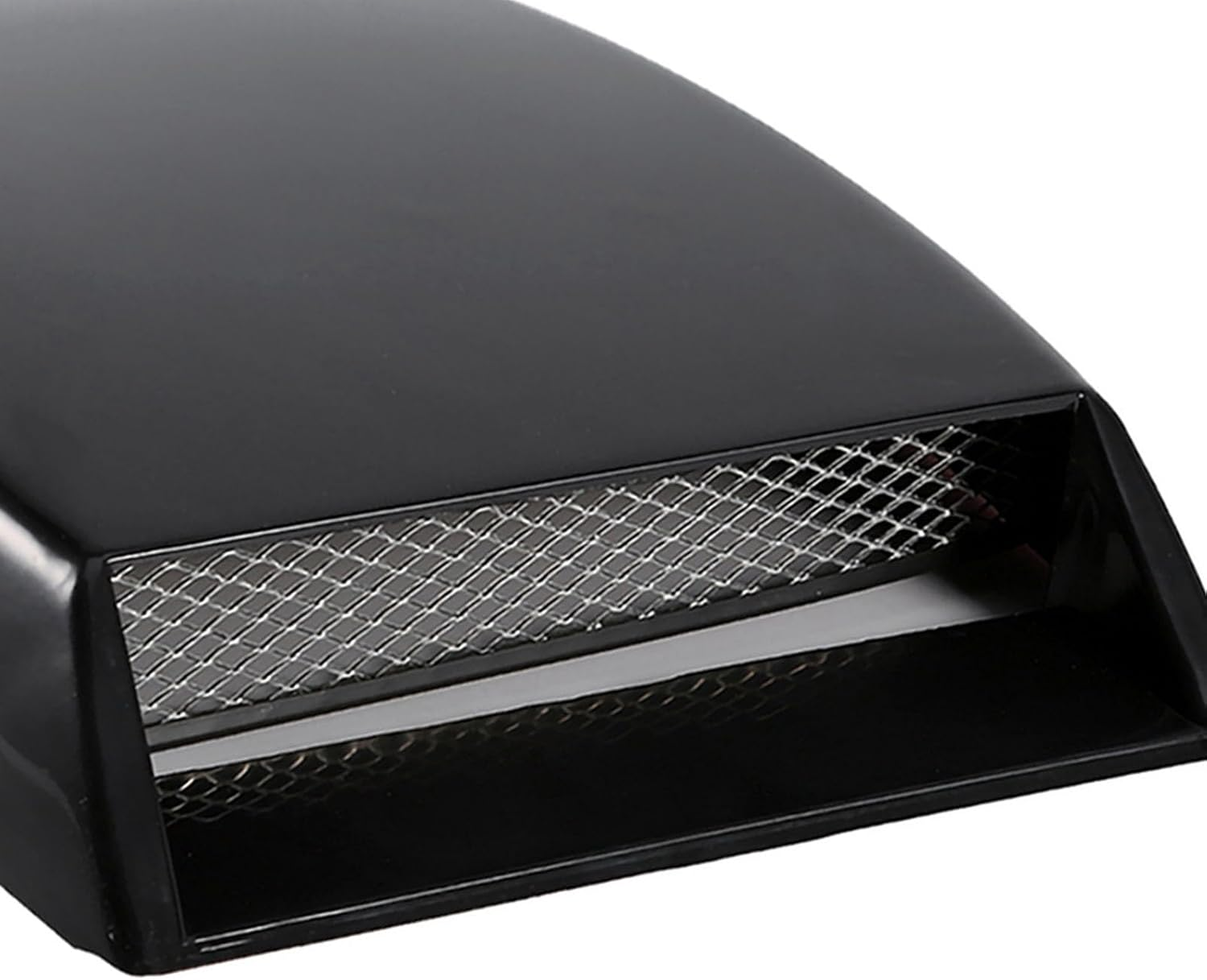Car Hood Vent Sticker in ABS Material, Airflow Intake Scoop Design for Customized Look, Self-Adhesive Installation, Black