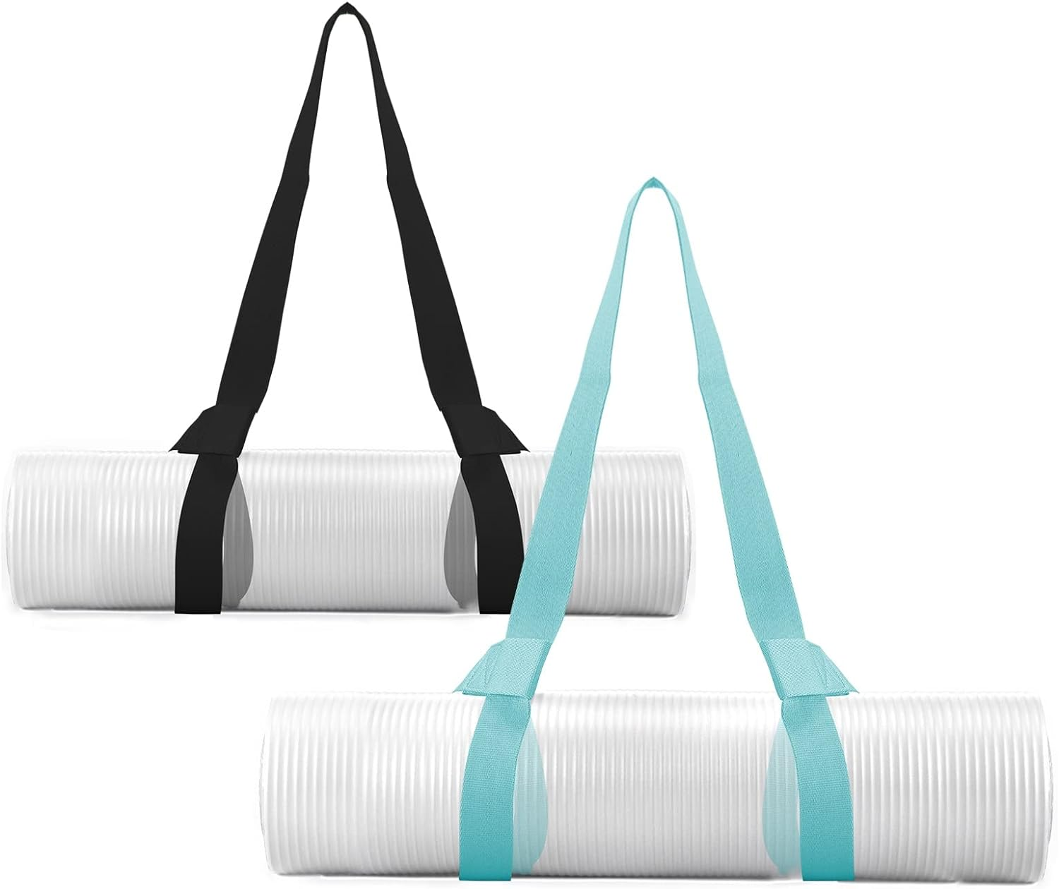 2 Packs Yoga Mat Strap for Carrying, Yoga Mat Carrier, Adjustable Yoga Mat Sling for Yoga Mat Exercise Mat, Strap Only image number 4