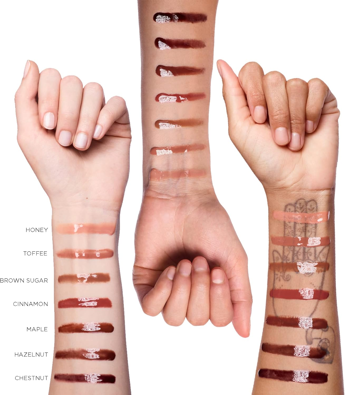 Plumping Lip Glaze - Hazelnut by Stila for Women - 0.11 Oz Lip Gloss - Chestnut image number 5