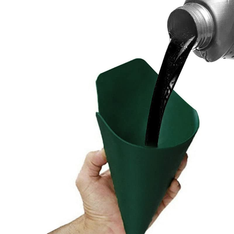 AIMALL S/L Flexible Longer Engine Oil Funnel Car Refueling Draining Tool General Draining Foldable Reusable PU Sheet for Cars Trucks Atvs image number 5