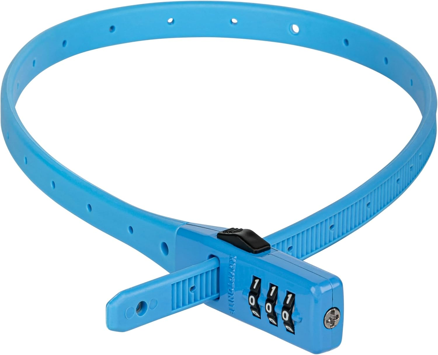 Kryptonite Click Lock Zip-Tie Bike Lock, Lightweight anti Theft Compact 3-Digit Resettable Combination Multi-Purpose Lock, Adjustable Cable Lock for Bikes, Helmets, Cabinets, Luggage, Skateboard, Red