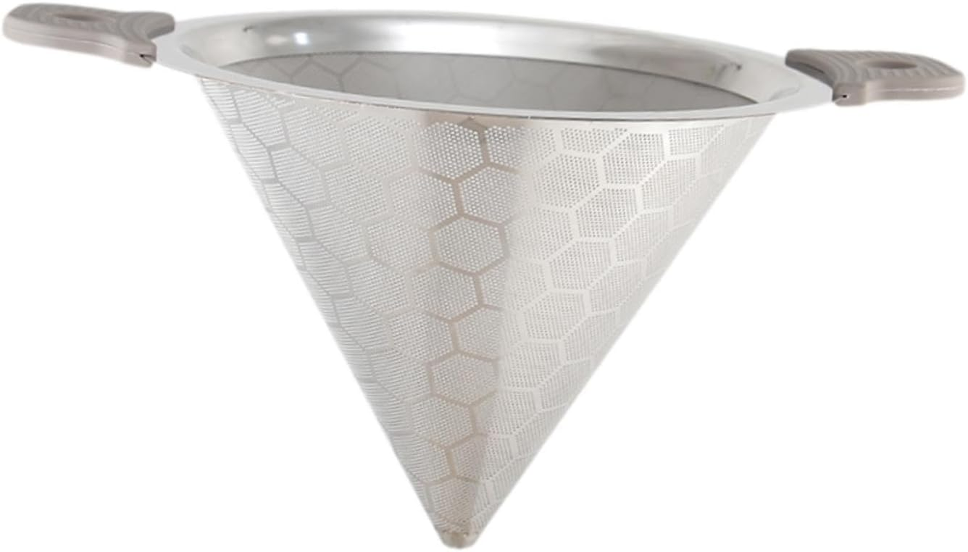 Fonowx Coffee Filter Cup Holder Double Handle Tea Leaf Funnel for Coffee Espresso image number 4