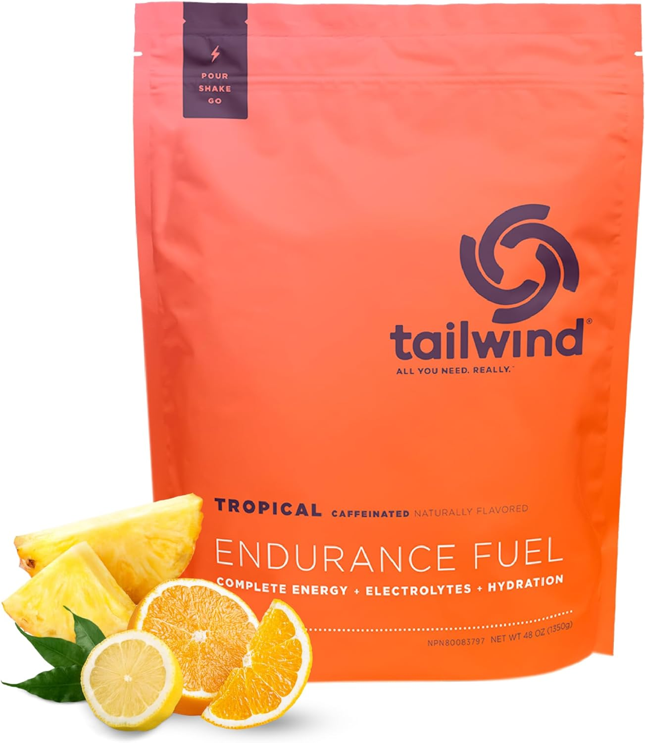 Tailwind Nutrition Caffeinated Endurance Fuel Tropical Buzz 50 Serving image number 6