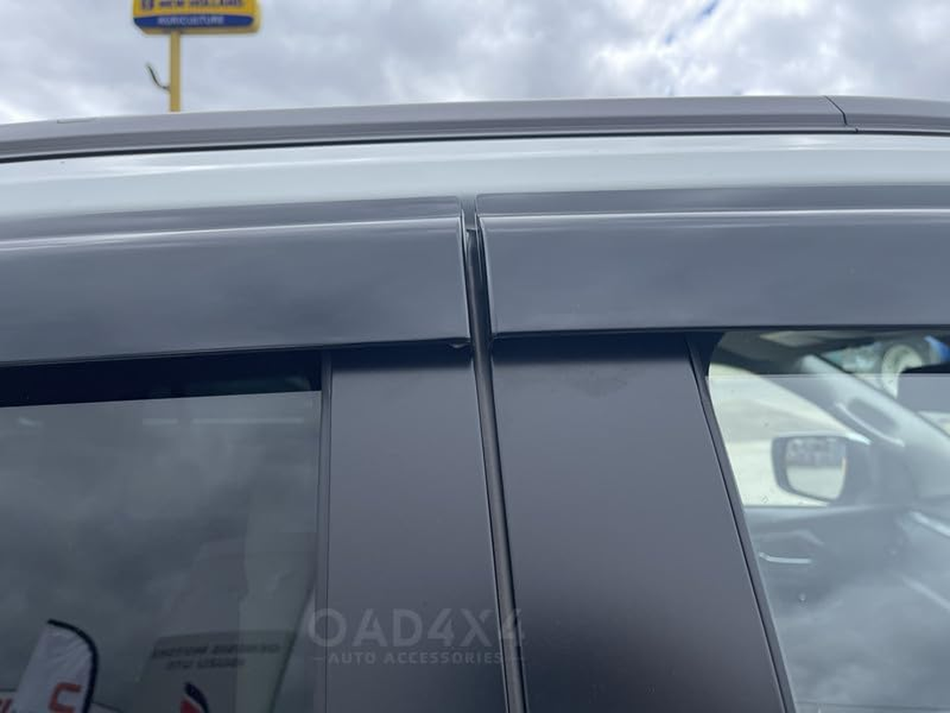 OAD4X4 Weathershields Compatible with Isuzu MU-X MUX 2021-Onwards, Injection Weather Shields Window Visors Wind Deflectors Sun Rain Guard 4PCS Set image number 2