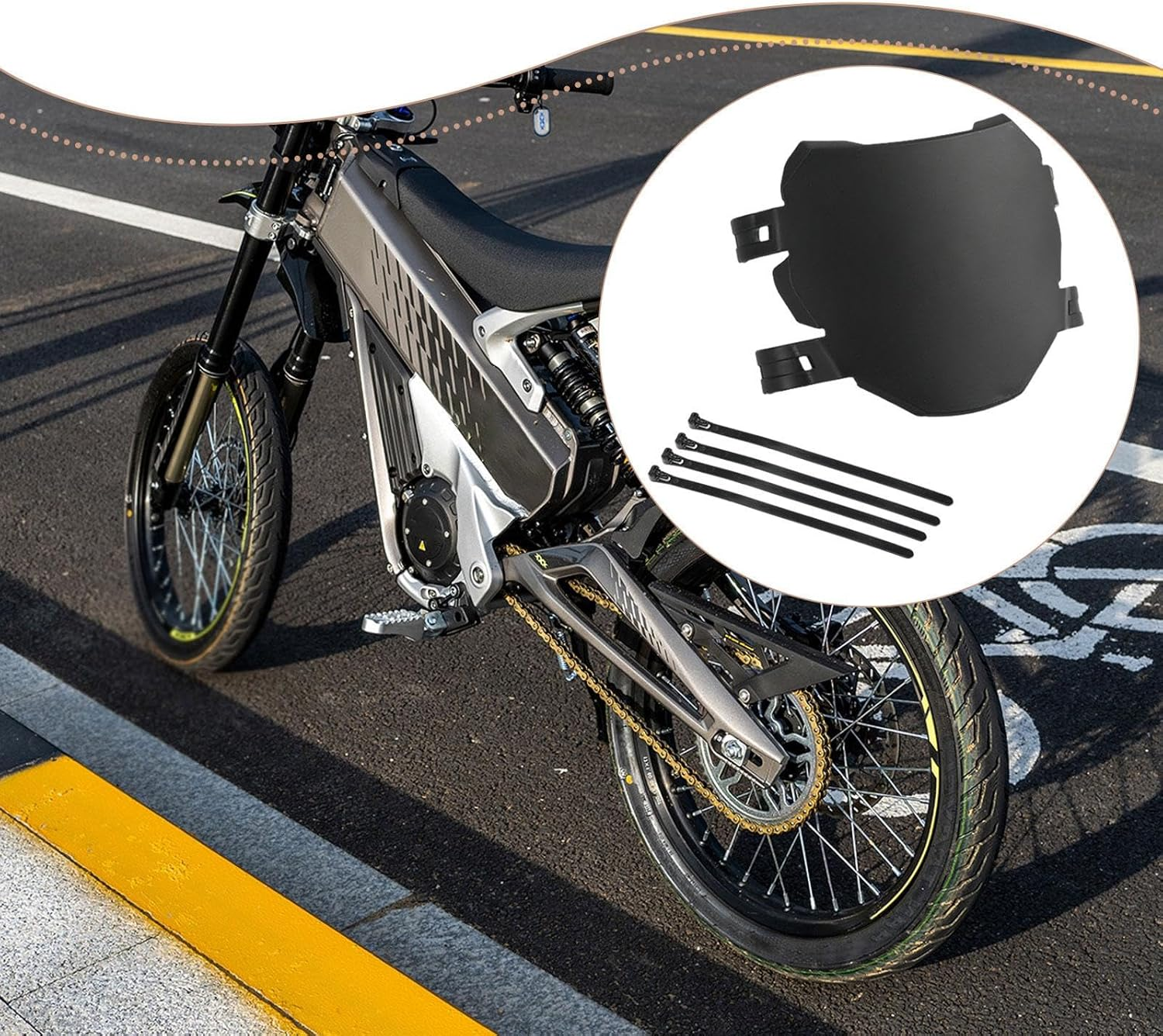 Predolo Electric Bike Number Plate Premium Electric Bike Front Plate for Q20 image number 3