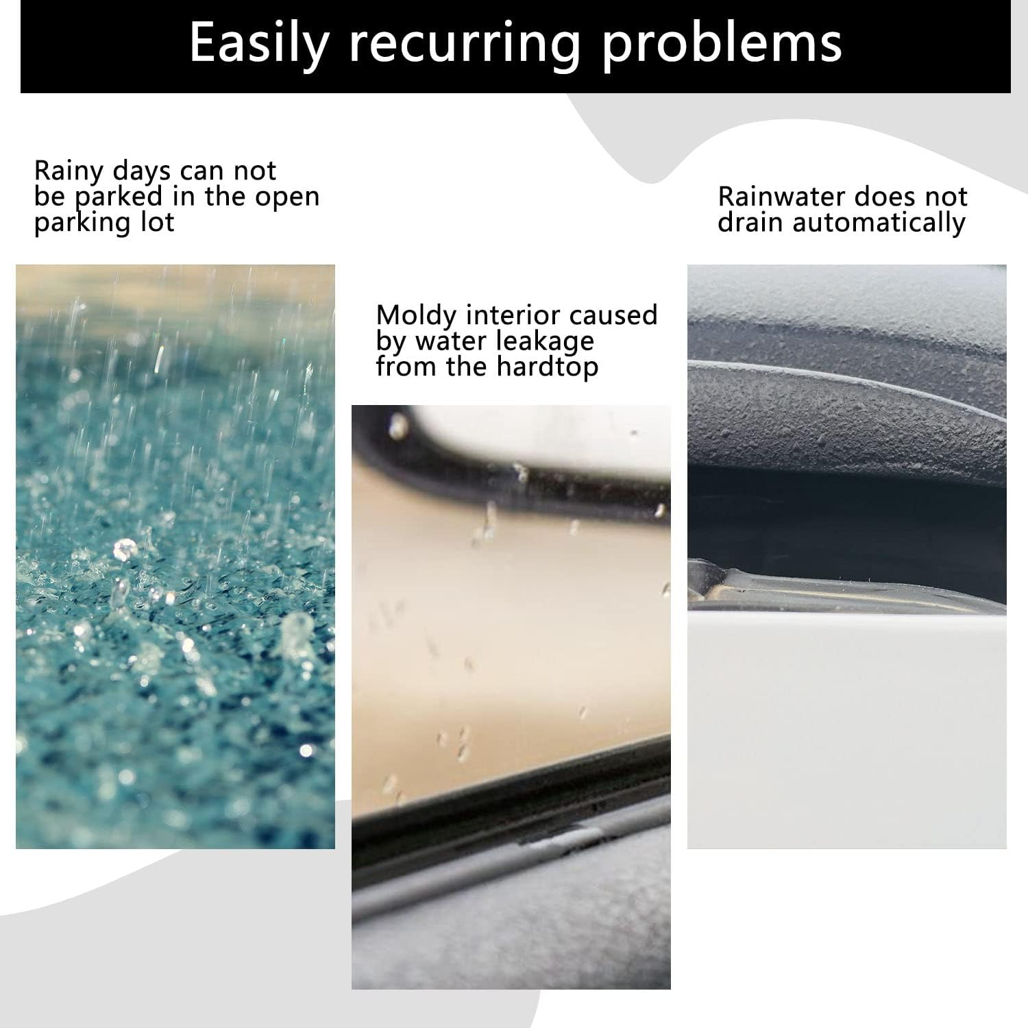 Hard Top Seal Kit Removable Cover Compatible with 2007-2017 Wrangler JK Wrangler JK Unlimited Models Foam Blocker Replace 68026937AB image number 4