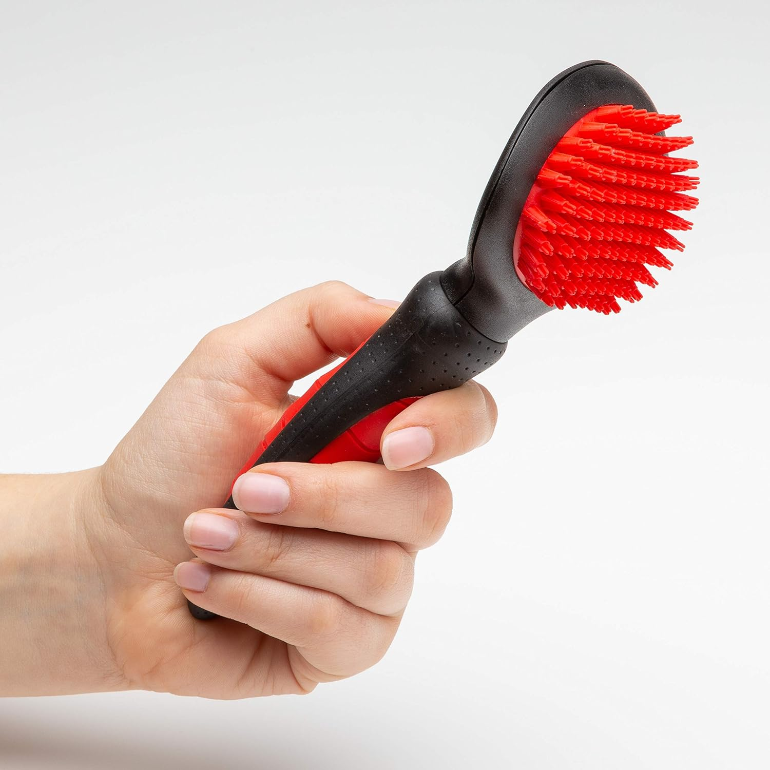 Mikki Dog, Puppy, Cat Grooming Massage Slicker Brush - Gentle, Relaxing Grooming - Large image number 6