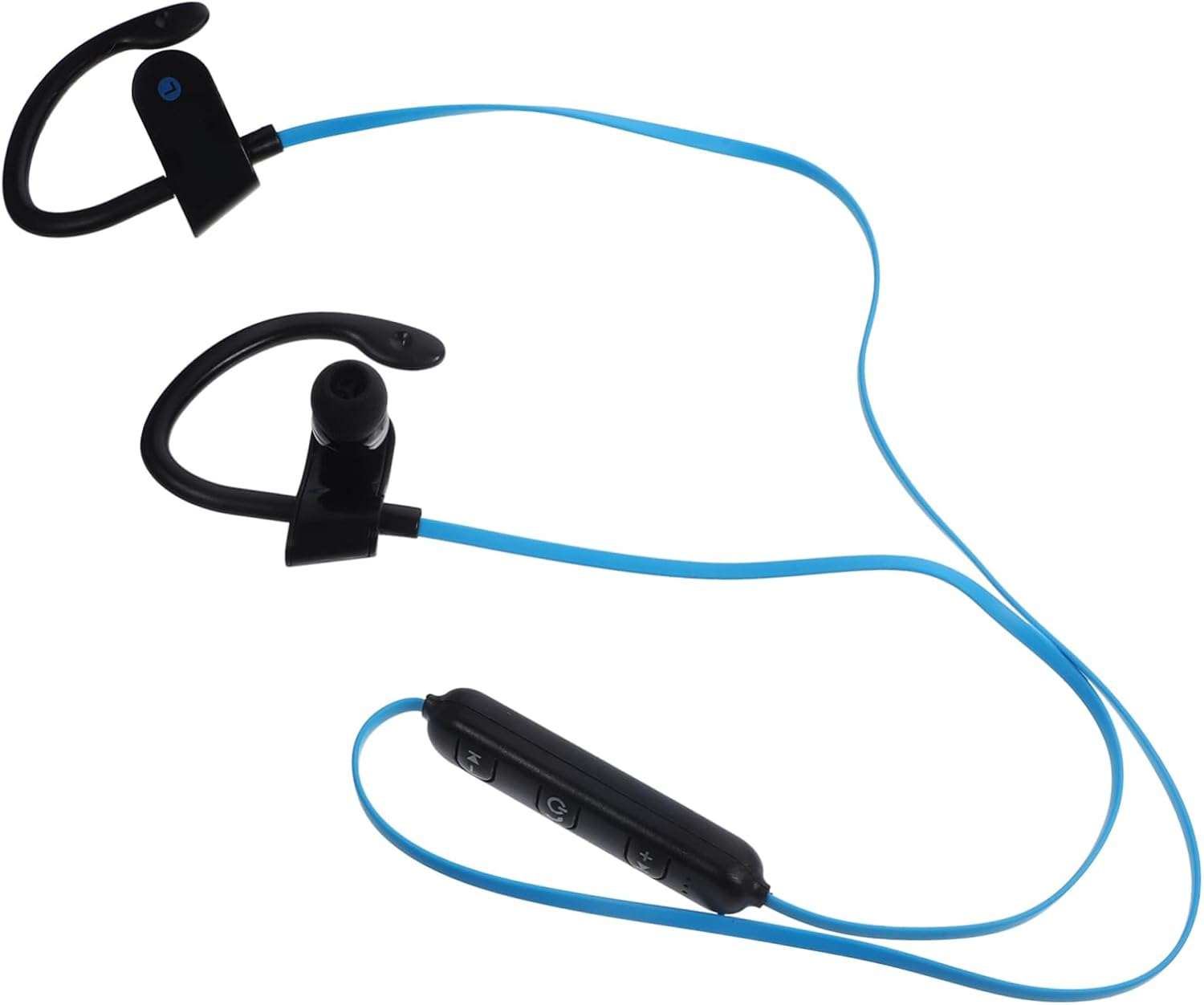 QUMIIRITY Wired Stereo Ear Hook Earphones with Microphone Comfortable Sports Headset with Speaker for Phone Compatibility Black image number 4