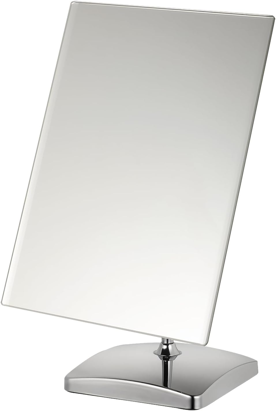 1X Rectangular Makeup Mirror, 18X25Cm Metal Desk Mirror, Table Mirror with Stand, Vanity Mirror for Counter, Bedroom, Bathroom, Dorm image number 2