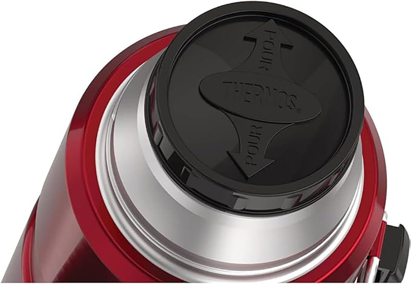 Thermos Stainless King Vacuum Insulated Flask, 2L, Red, SK2020RAUS image number 4