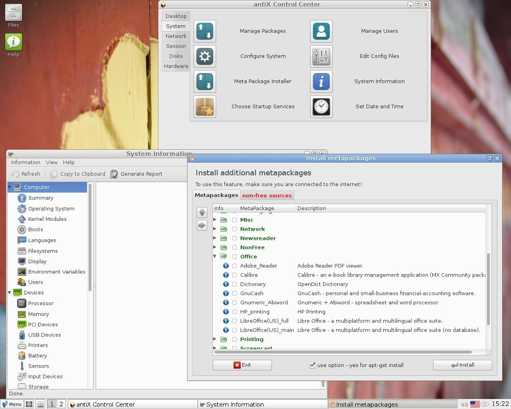 Latest New Release Antix Linux "Full Version" Operating System for PC on DVD image number 4