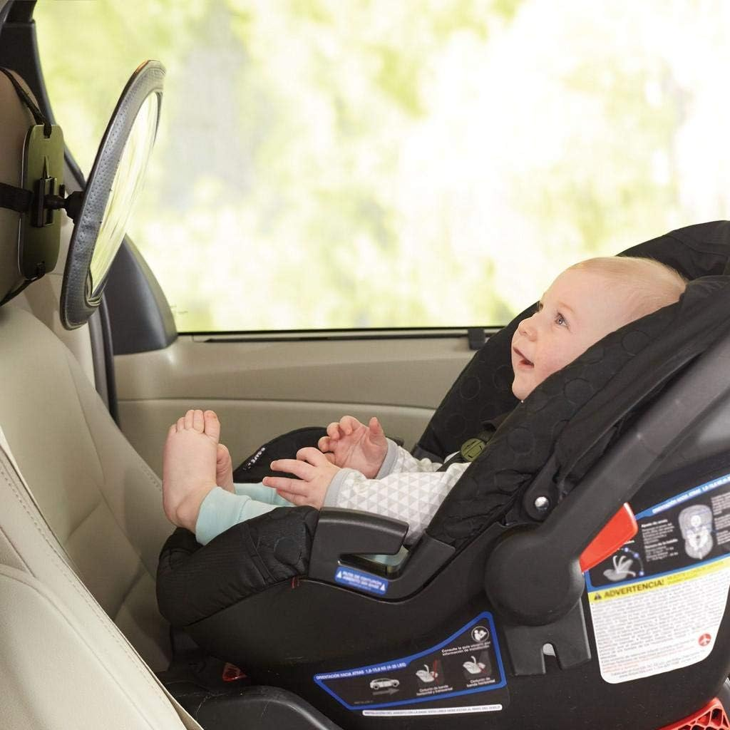Skip Hop Style Driven Backseat Baby Car Mirror, Black image number 4