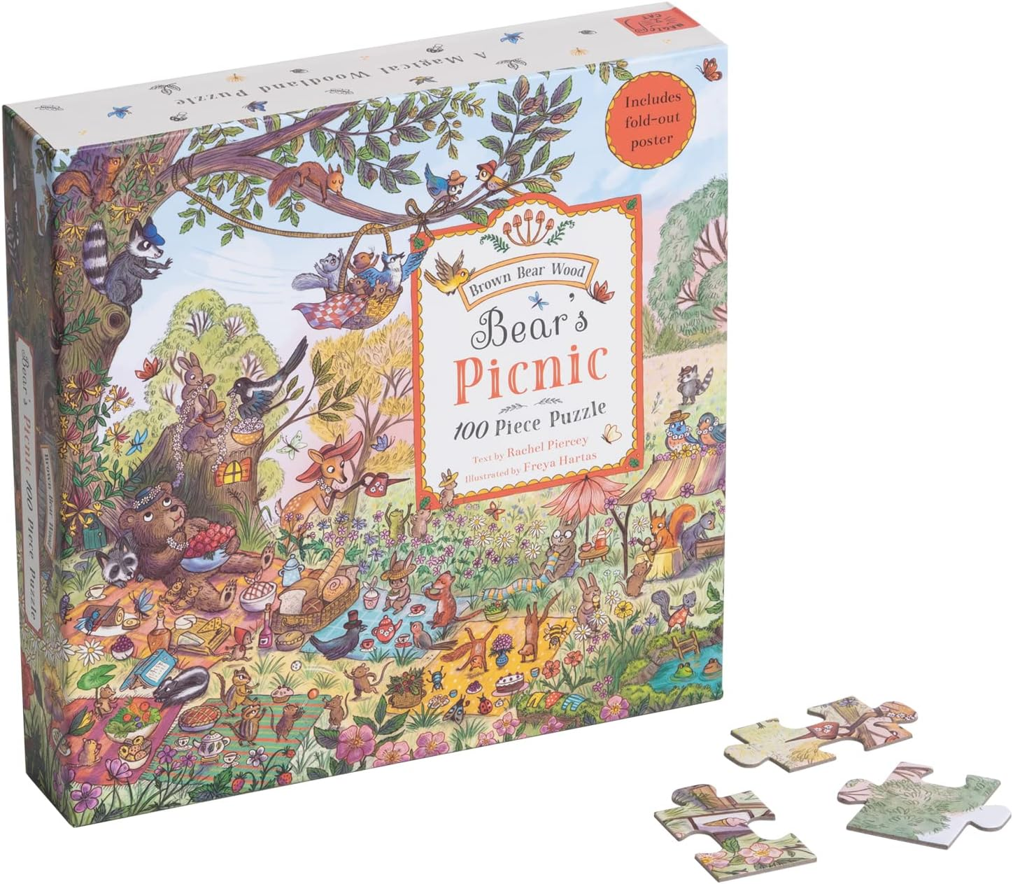 Bear'S Picnic Puzzle: a Magical Woodland (100-Piece Puzzle) image number 1