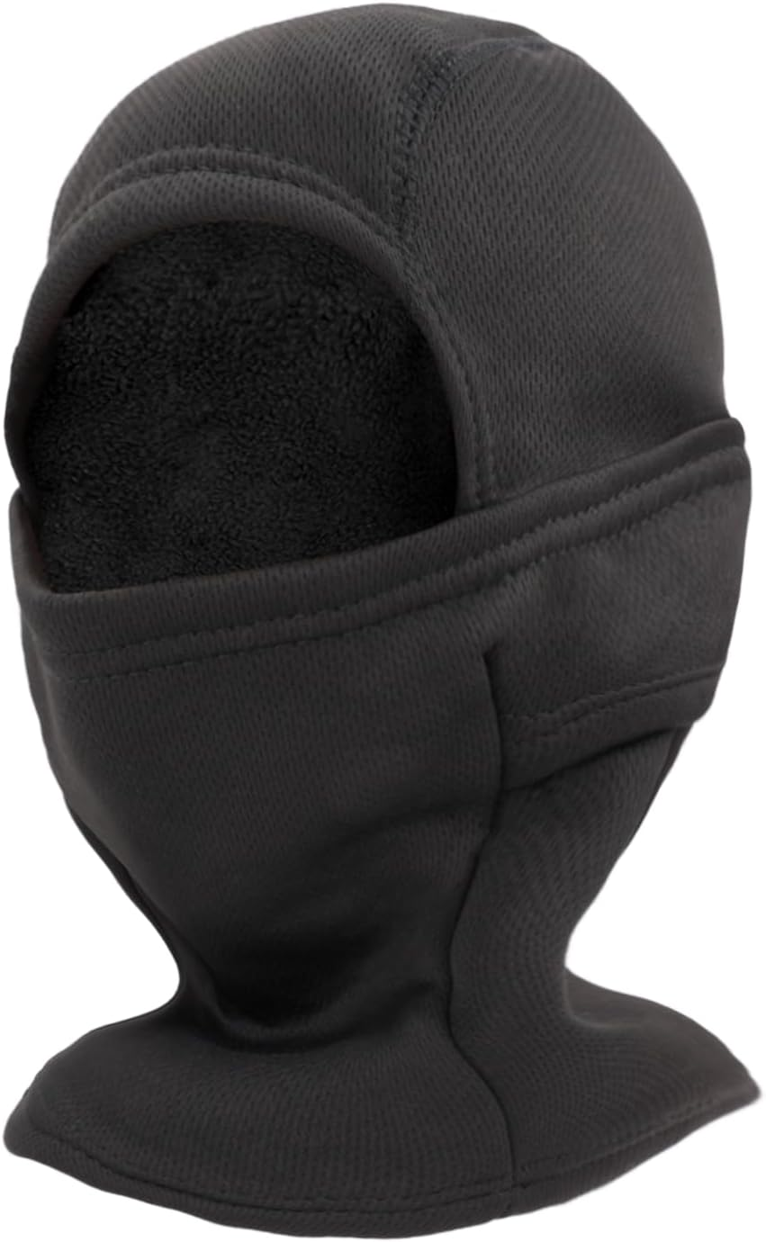 Balaclava Ski Mask for Men,Cold Weather Winter Mask for Skiing, Motorcycling, Skating, Running Windproof Thermal Balaclava Face Mask Neck Warmer Black image number 5