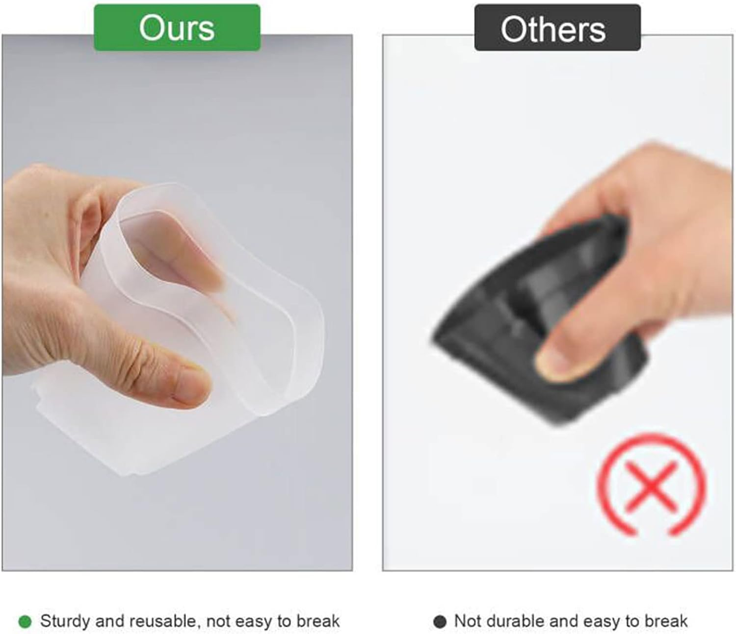 Square Nursery Pots Plastic 28 Pcs 3 Inches with Saucers and Plant Labels Reusable Seedling Pots Frosted Starter Plant Pots Mini Planter for Indoor/Outdoor image number 1