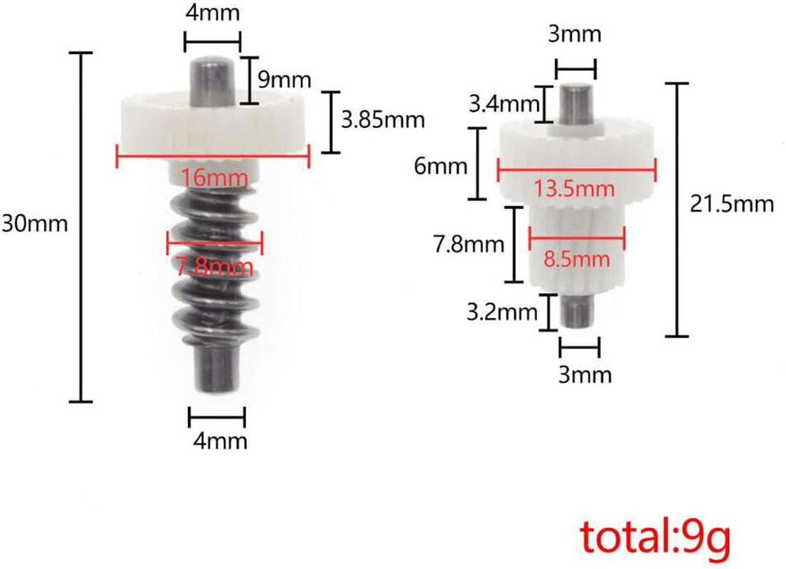 2PCS Power Folding Rearview Mirror Side Motor Gear Kit Fit for Hyundai KIA Azera Kia