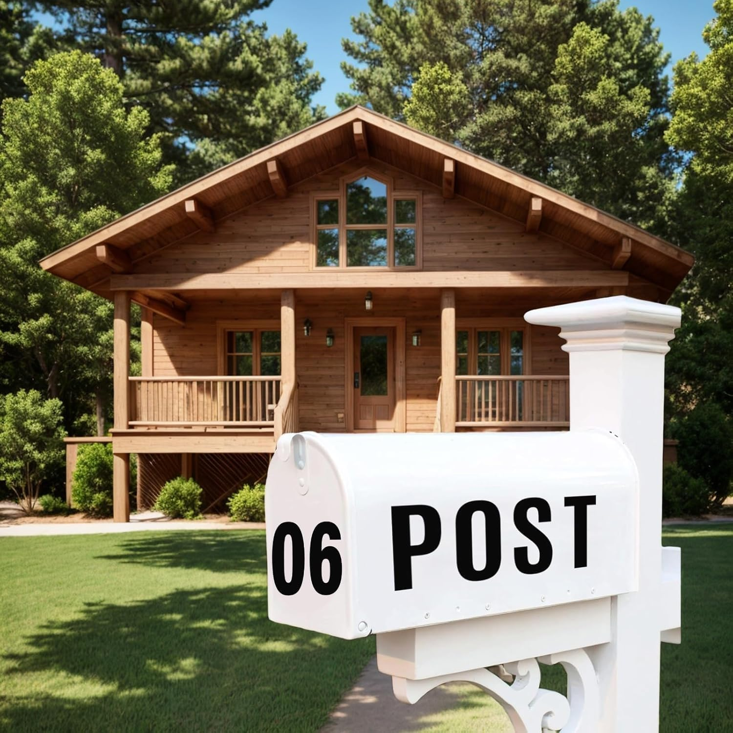 12 Sheets Vinyl Letter Stickers 192 Pcs Mailbox Letters and Numbers for outside Self Adhesive Mailbox Number Sticker Waterproof Alphabet Sticker for Signs Car Door House Address Number (Black, 3 Inch) - White image number 5