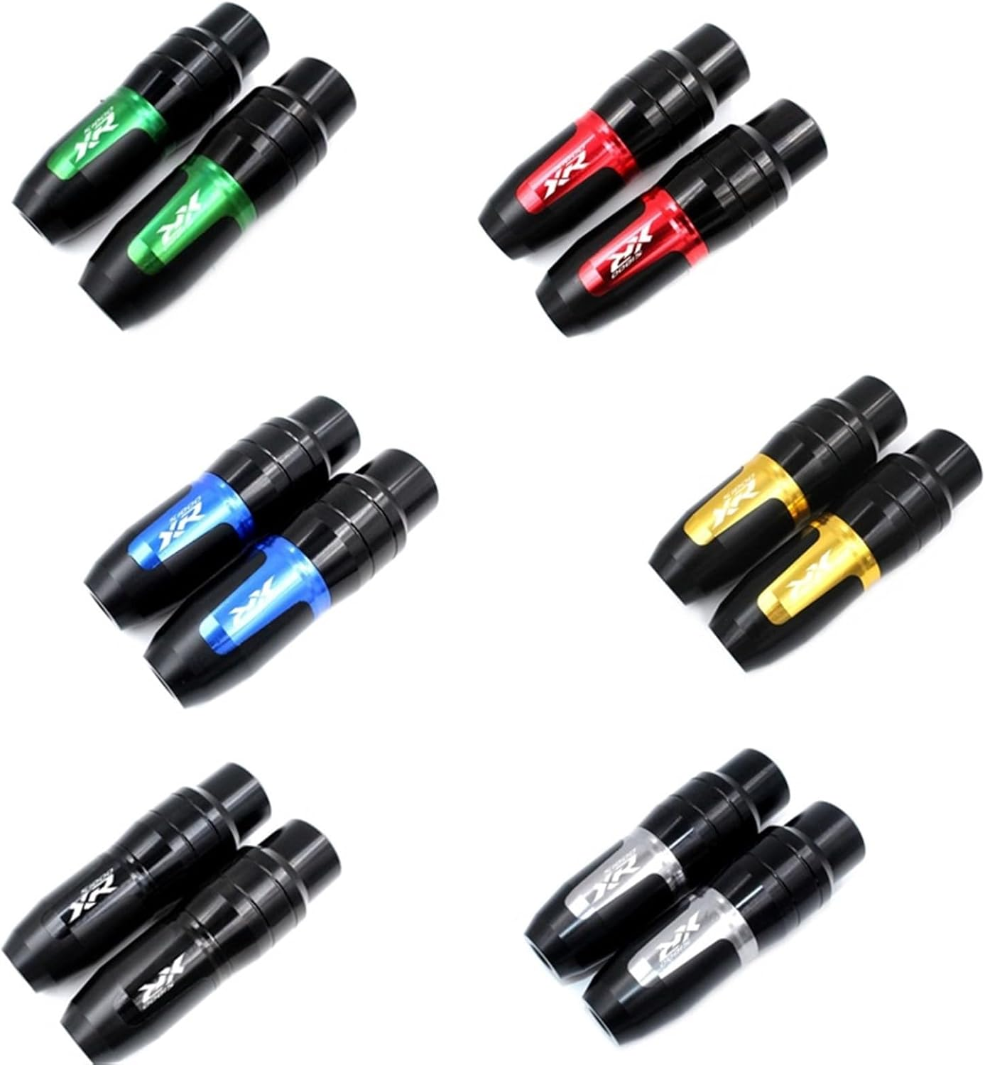 Motorbike Frame Sliders for B┐MW S1000XR S1000 XR S 1000XR Motorcycle Accessories CNC Aluminum Frame Crash Pads Exhaust Sliders Crash Protector with Logo (Color : Black, Size : 1 Piece)