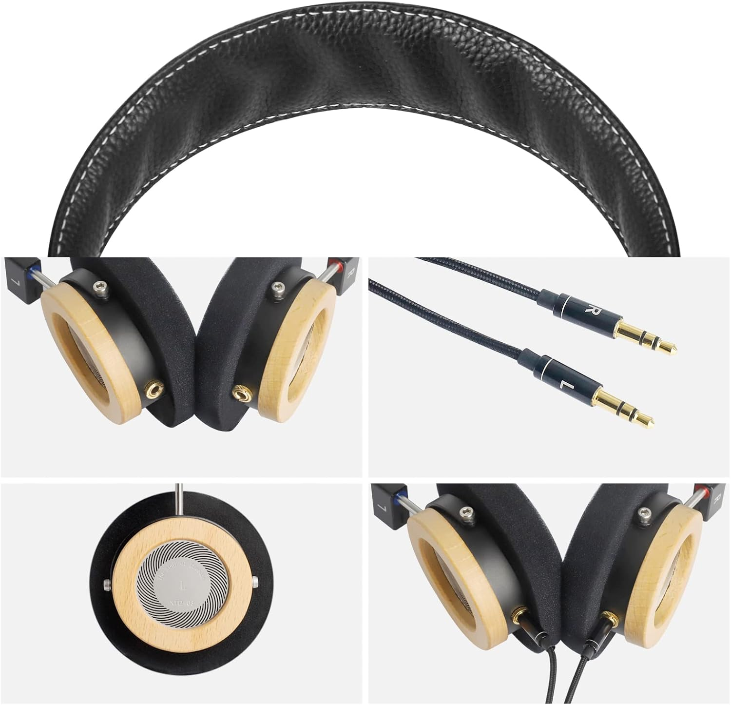 OKCSC WTD-3 Open-Back Headphones with Clear and Transparent Sound Quality Superior Sound with 40Mm Unit &ndash; Compact, Foldable&Lightweight Design Wired On-Ear Headphones Good for Listening to Soft Music