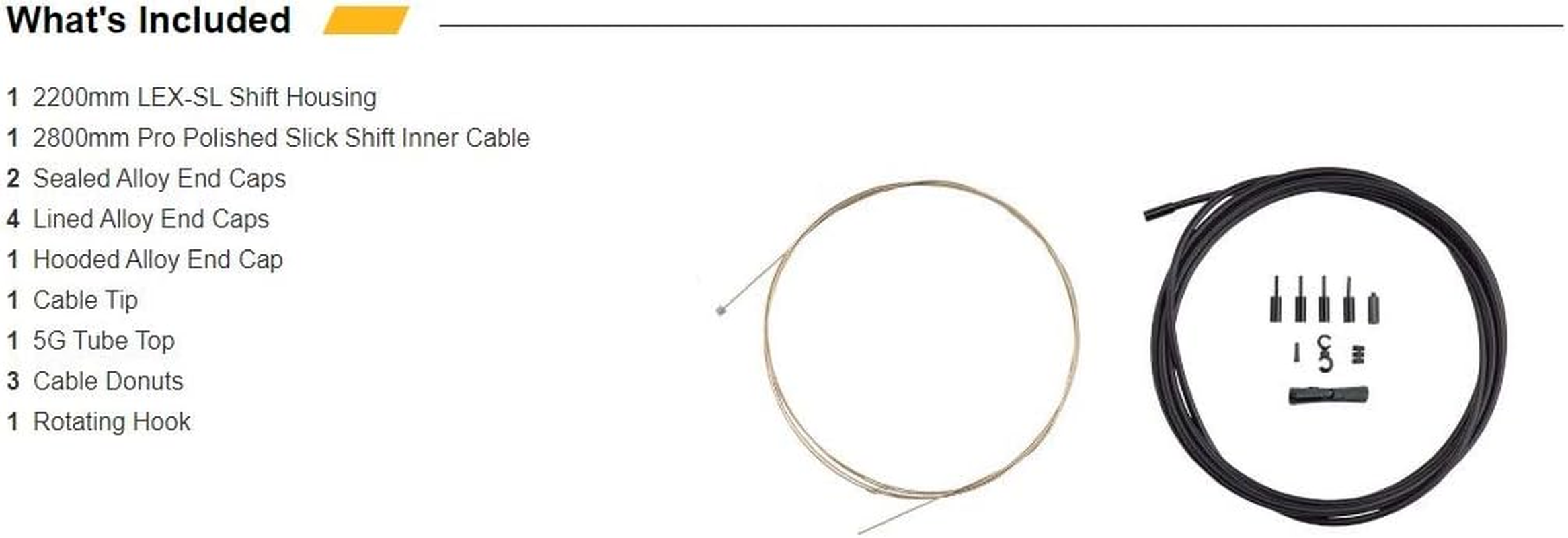 Jagwire 1X Pro Shift Kit Road/Mountain Sram/Shimano 4Mm (Black) - Ice Gray image number 5