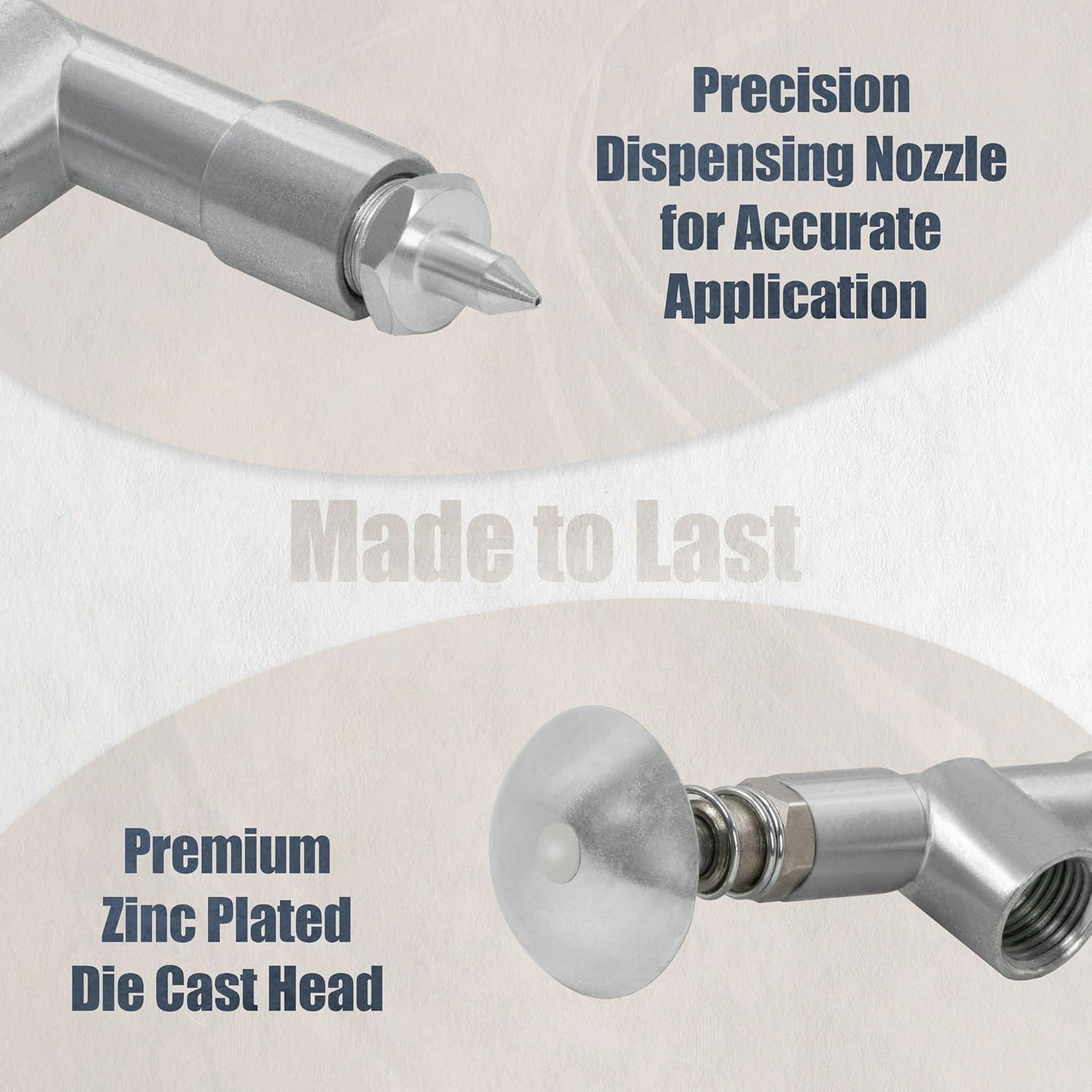 Cyclingdeal Mini Grease Gun with Precision Dispensing Nozzle - Bicycle Lubricant Bicycle Grease Applicator - Bike Grease Gun Small Grease Gun - Perfect to Lubricate Tools Bearings Cables image number 2