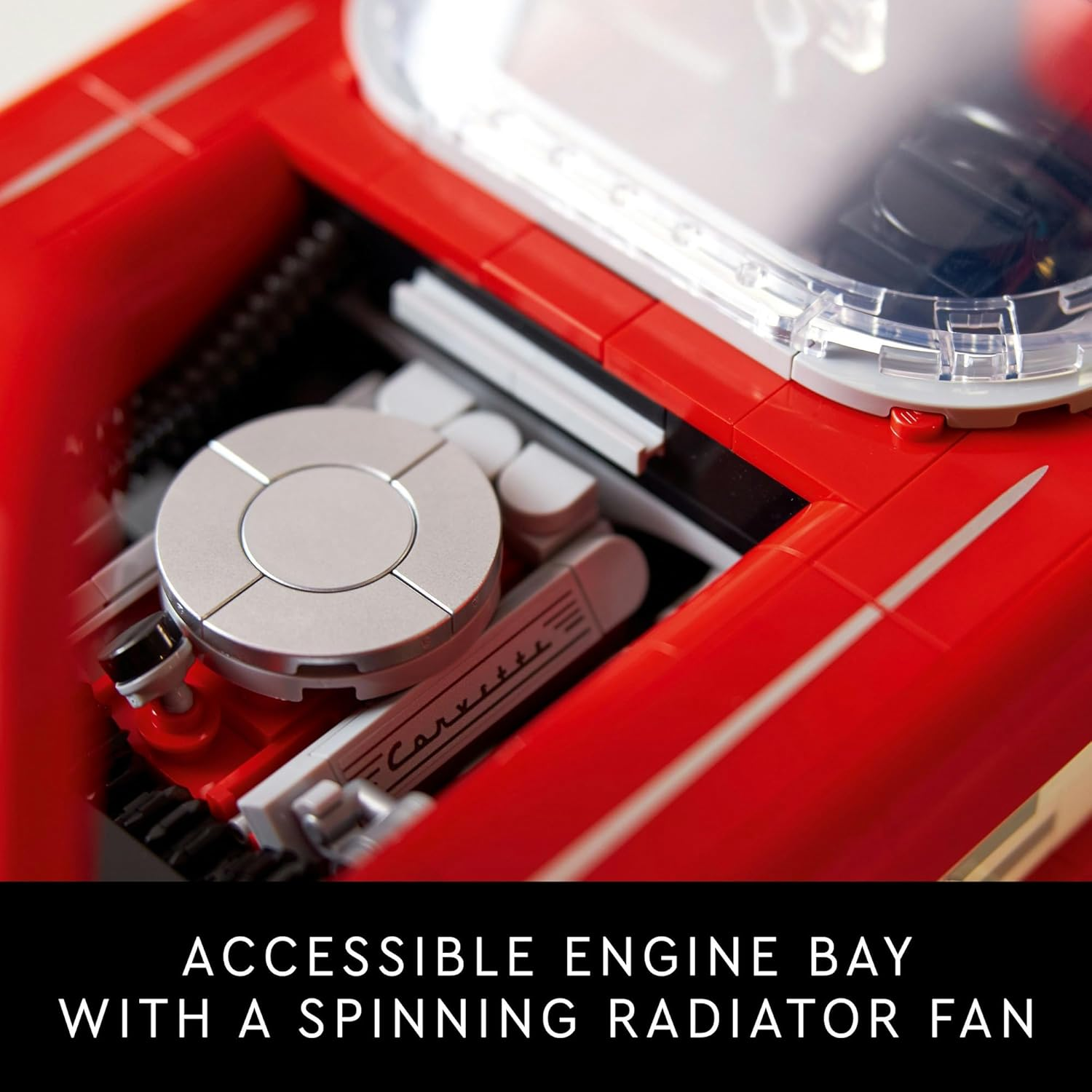 LEGO&reg; Icons Corvette 10321 Building Kit for Adults; Toys Idea for Classic Car Lovers; Build a Replica of an Iconic American Automobile