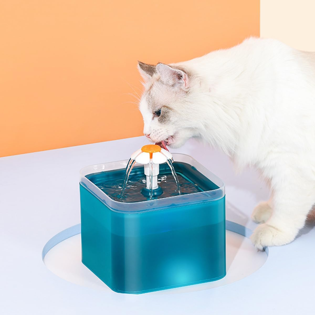 Namvo Intelligent Pet Water Dispenser,Ultra Quiet Circulating Active Water Multiple Filtration Cat and Dog Feeder image number 5