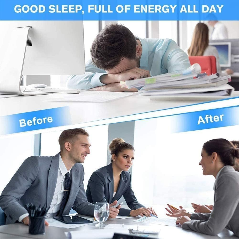 LGLAU anti Snoring Chin Strap anti Snoring Device Adjustable Universal anti Snoring Devices Adjustable Effective Stop Snoring Sleep Aid Snore Reducing Aid for Women & Men (Black) image number 5