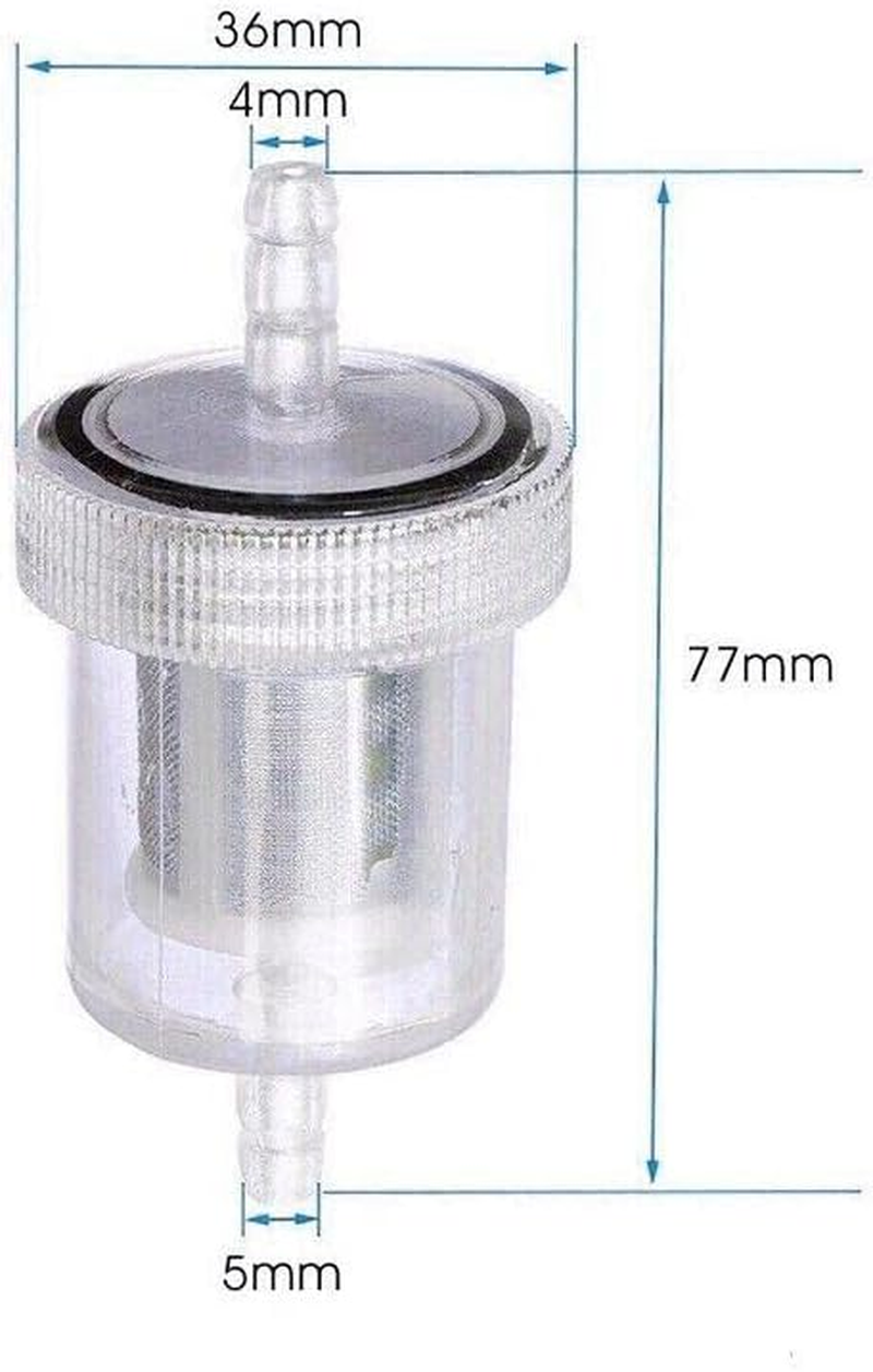 AIMALL Air Diesel Heater Exhaust Pipe Hose Kit with 24Mm Silencer Muffler, for Webasto Eberspacher Diesel Heater Inline Fuel Filter Hose Clip Pipe Line Kit image number 2