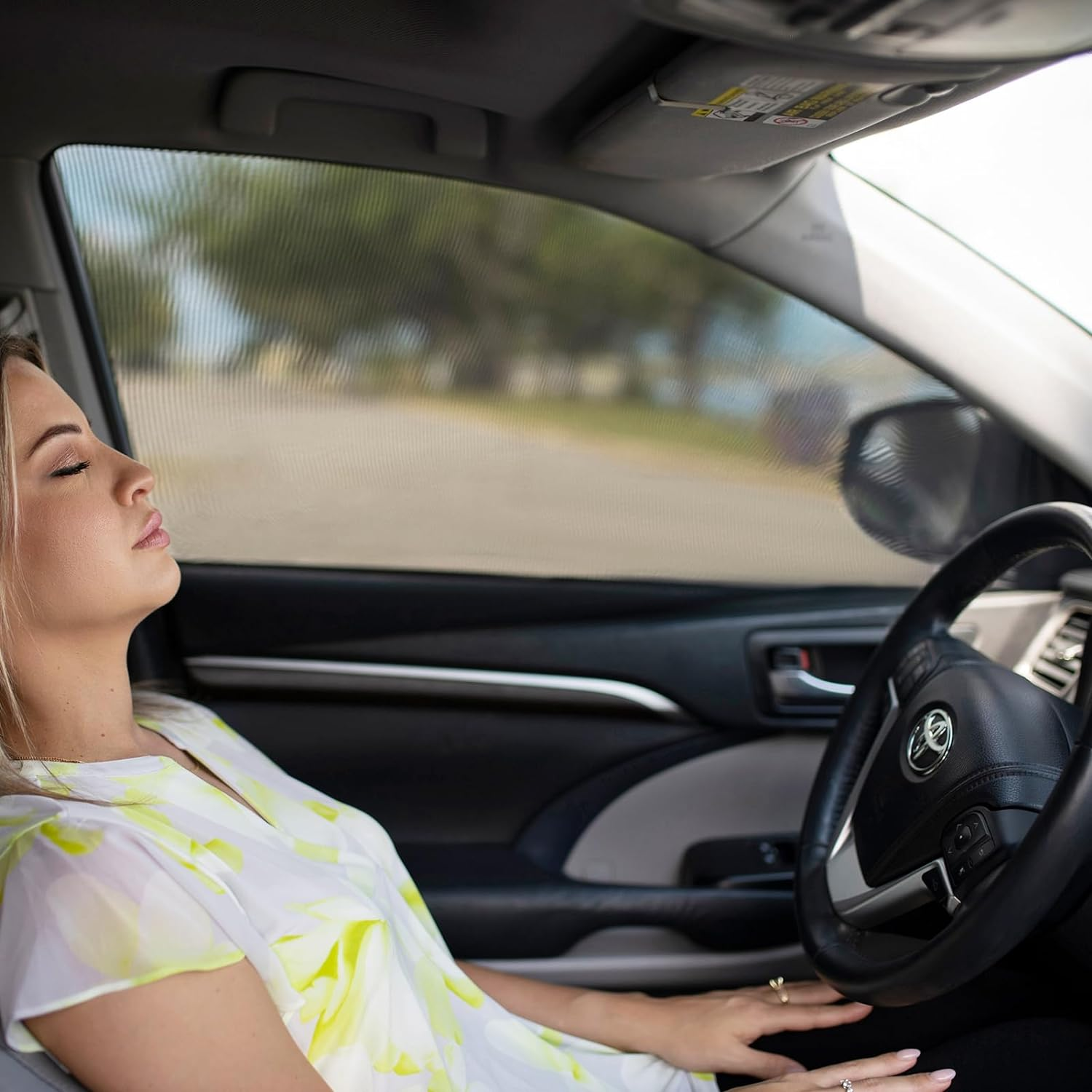 Large Suvs Compact Vans Front Window Screens for Camping Front Window Sun Shade Driver Side Window Bug Screen No Biting Bugs image number 5