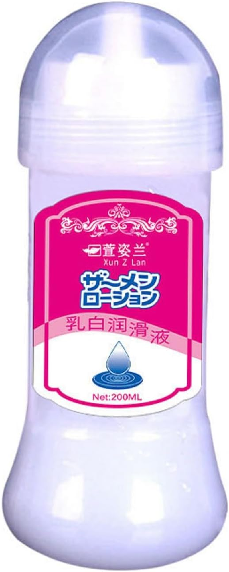 Cum Lube, Supper Slippery Sex Lube Water-Based Personal White Jizz Lubricant, Creamy Stringy White Lube Unscented, Women & Men & Couples (200Ml) image number 5