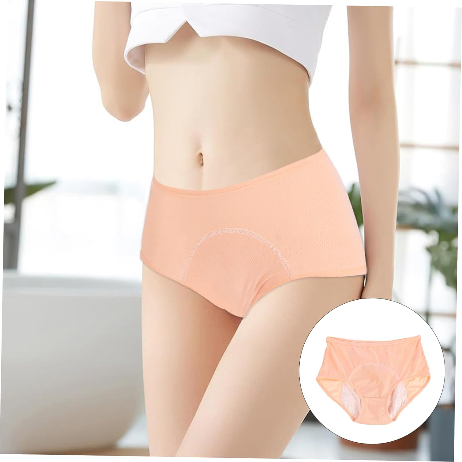 LIFKOME Menstrual Underpants for Women Comfortable Leak Design with Breathable Multi Absorbency for Everyday Wear Light image number 5