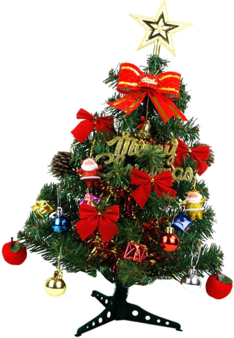 Christmas Tree Tabletop Christmas Decoration Ornaments for Home and Holiday Parties Desktop Festive Decor for Family Gatherings and Celebrations image number 2
