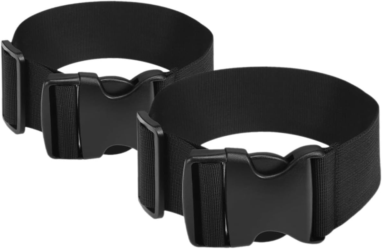 CORHAD Adjustable Luggage Straps 2Pcs with Buckle Travel Suitcase Fixing Belt 3.8Cm Wide Sturdy Strap for Backpack Replacement and Secure Outdoor Travel Gear image number 5