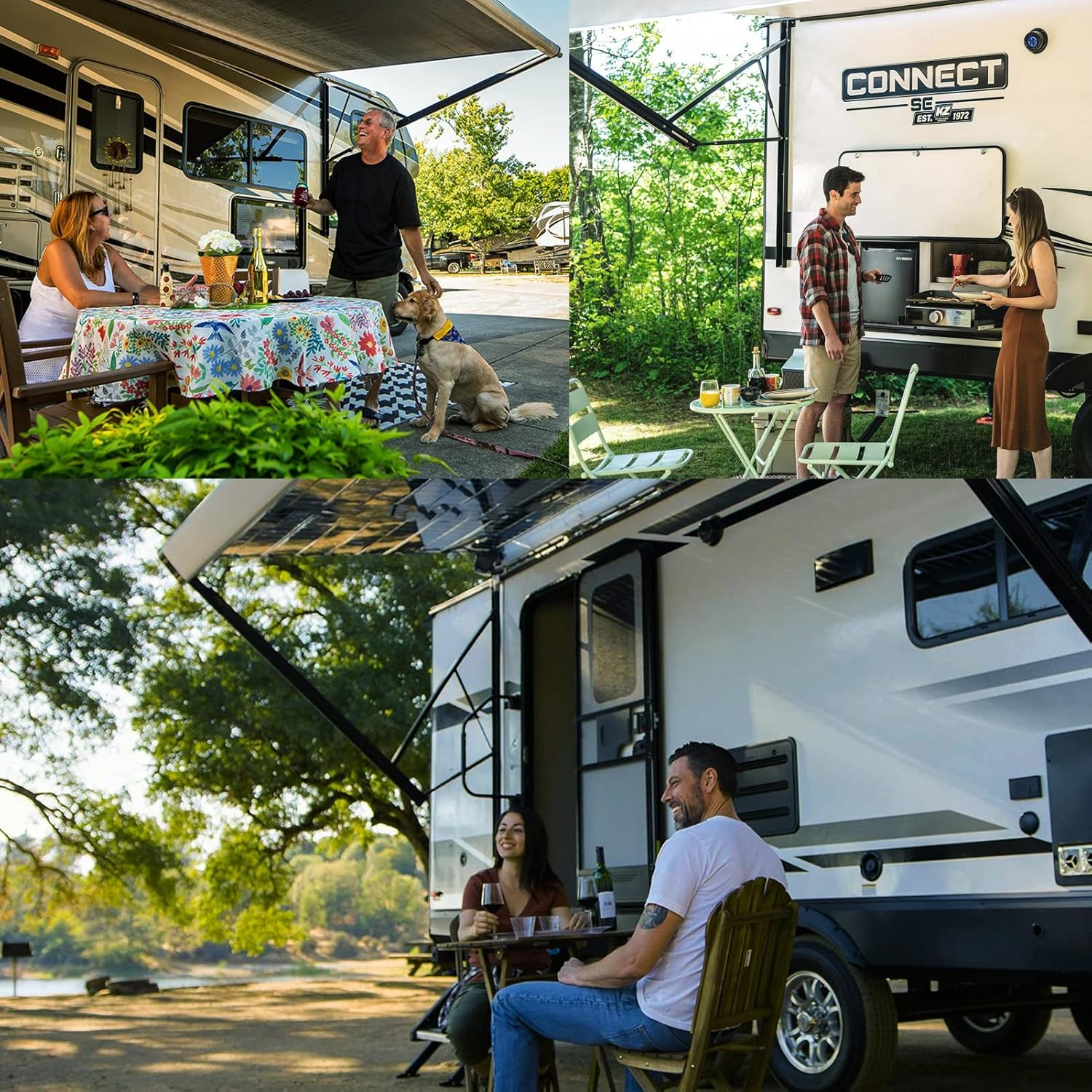 28Inch RV Awning Struts Lift Support Spring Shocks for Camper,2Pcs 150Lb 28.74" 3108392.139 RV Awning Gas Strut 3310555.010 Compatible with Domtic Weather Pro image number 6