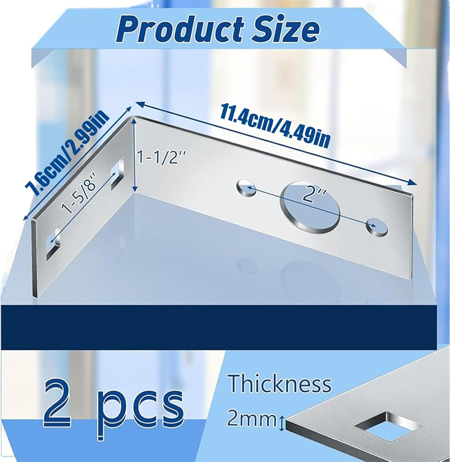 Boat Rear Light Bracket, Tail Light Mounting Bracket, L Shape Metal Lamp Rack for Transport Vehicle Truck Boat Marine Trailer image number 1