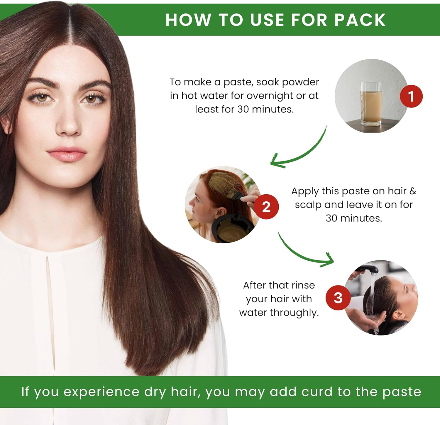 Havintha Natural Herbal Powder Shampoo for Hair - 4 Types Shampoo (Each 227 Gm) image number 5