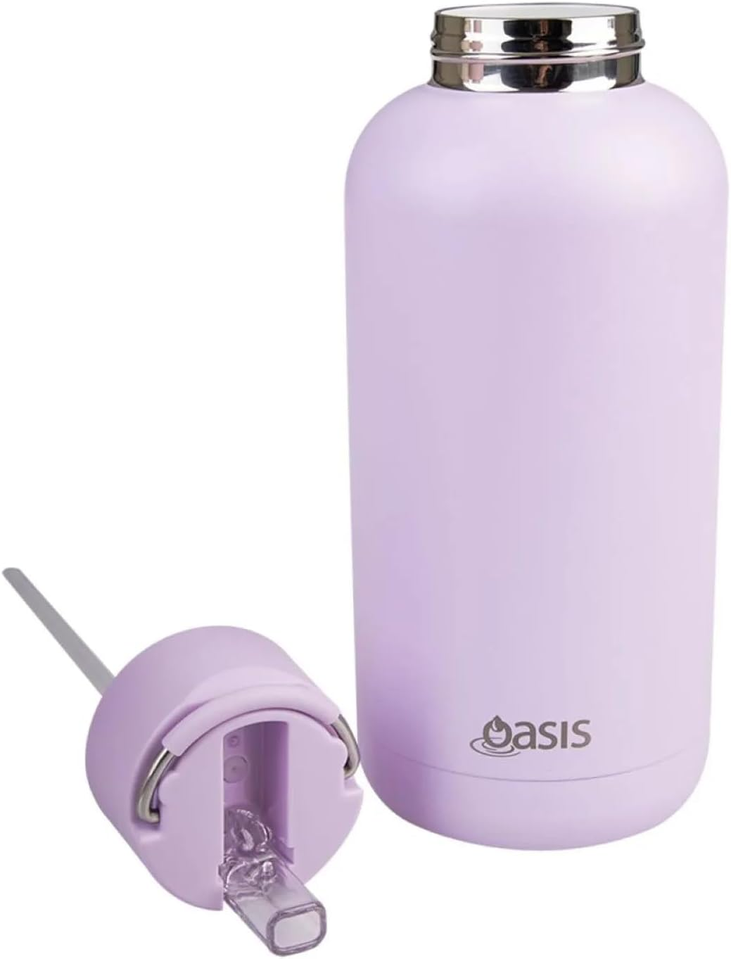 Oasis Ceramic Lined Stainless Steel Triple Wall Insulated "Moda" Drink Bottle 1.5L - Orchid image number 3