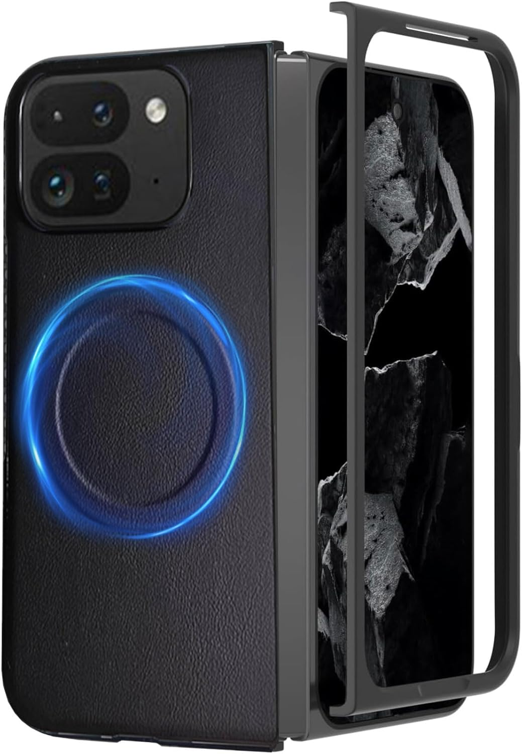 RUNGOS Magnetic for Google Pixel 9 Pro Fold Case Magsafe [Slim Fit] [Stable Magnetic] [Wireless Charging] Sturdy Shockproof Cover for Pixel 9 Pro Fold Case 2024, Lightweight Bumper Phone Cover