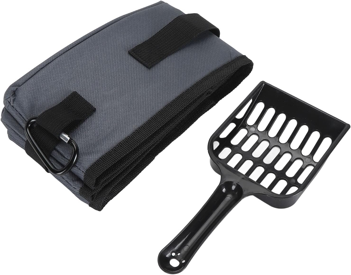 Portable Cat Travel Litter Box, Foldable Travel Litter Box for Cats, Easy to Clean Reusable Cat Toilet Box Portable Cat Litter Tray for Camping Road Trips (S) image number 6