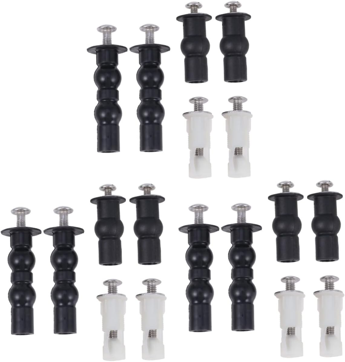 STOBAZA Toilet Lid Screw Fixed Fittings Pack Rubber Nylon Expansion Screws for Toilet Accessories Bathroom Wc Seat Repair