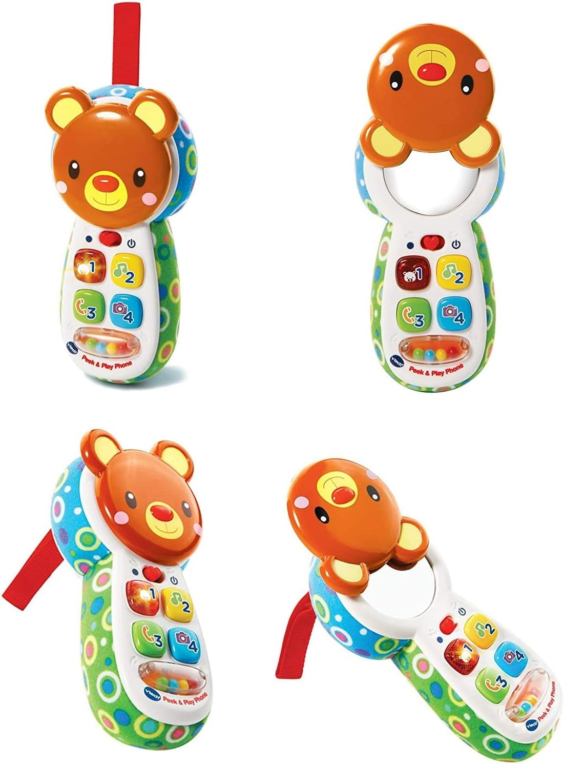 Vtech Peek & Play Phone - Electronic Learning Toys - 502703 - Multicoloured image number 1