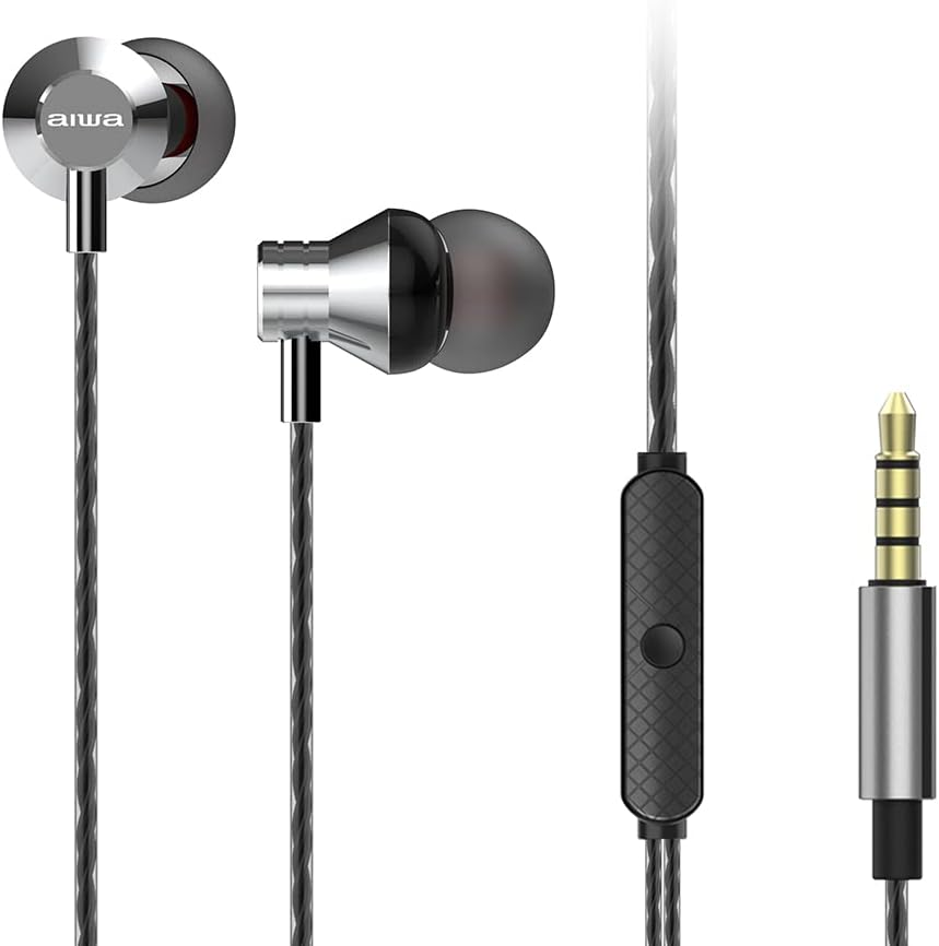 Aiwa ESTM-50SL In-Ear Headphones Silver