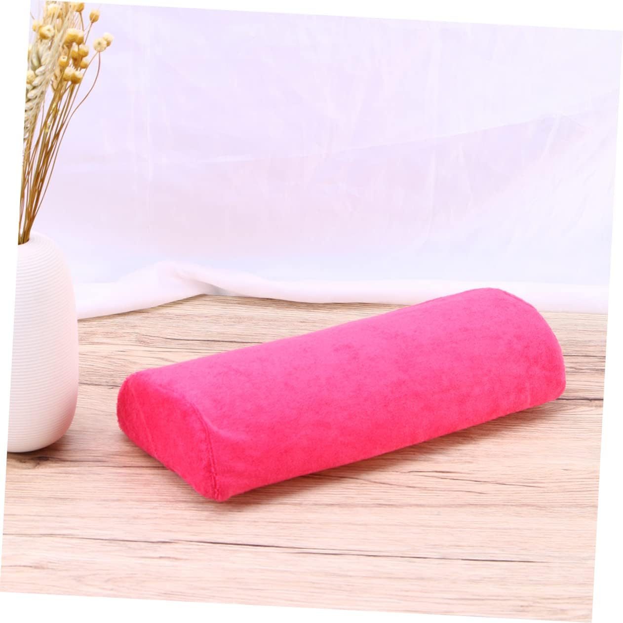 BELLIFFY Comfortable Nail Art Practice Hand Wrist Pillow Manicure Cushion Pad for Salon Light Purple image number 1