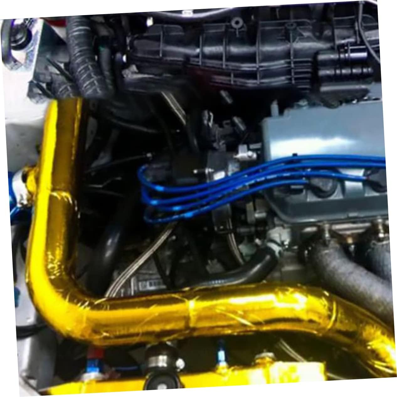 Foil Seal Tape Adhesive Tape Easy to Remove No Residue for Automotive Engine Insulation image number 5